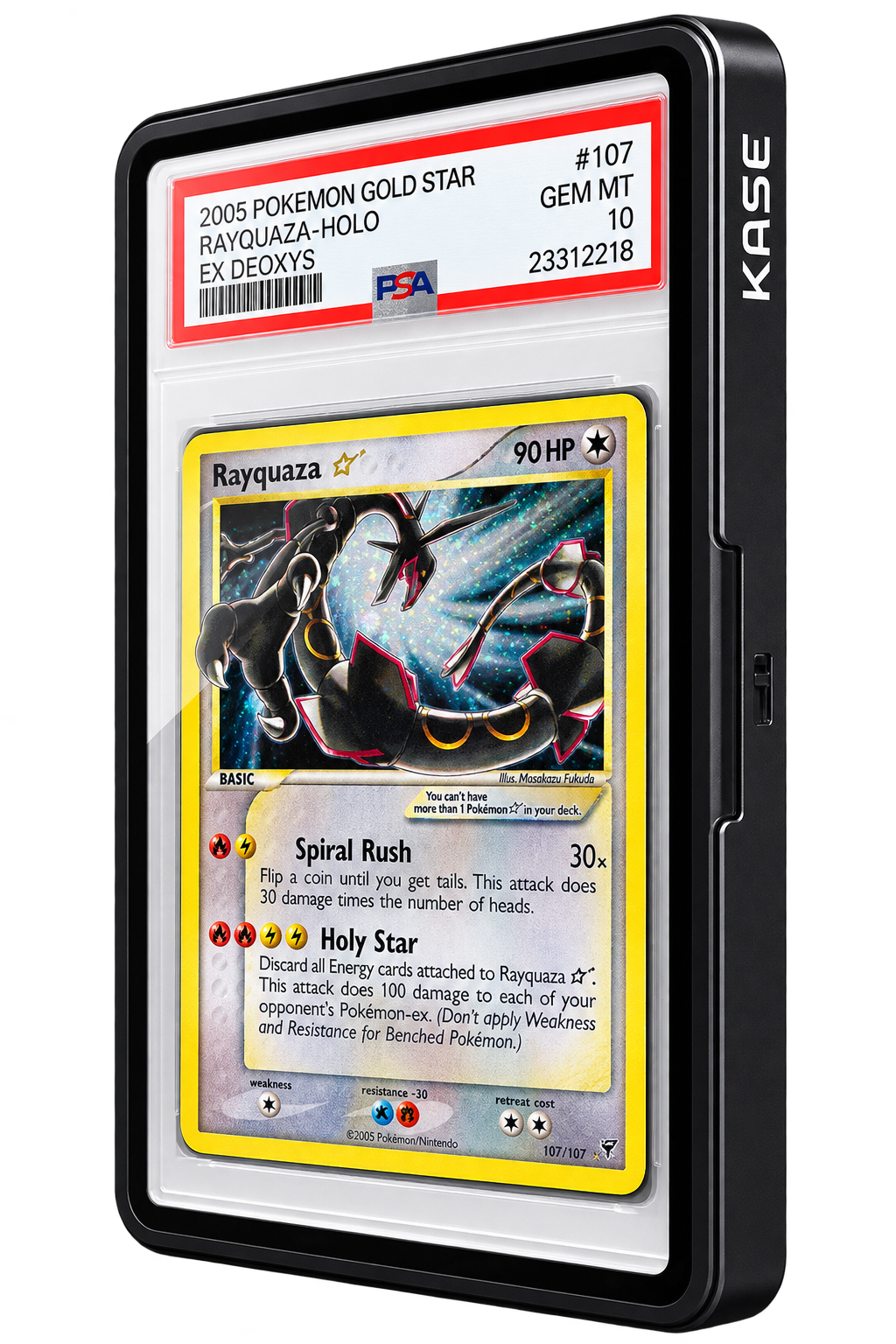 KASE Slab Protector - Rayquaza